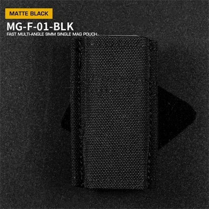 ERQYGRA Tactical Molle FAST Multi-Angle 9mm Single Mag Pouch System Accessories Waist Bag Holster Outdoors Hunting New Equipment