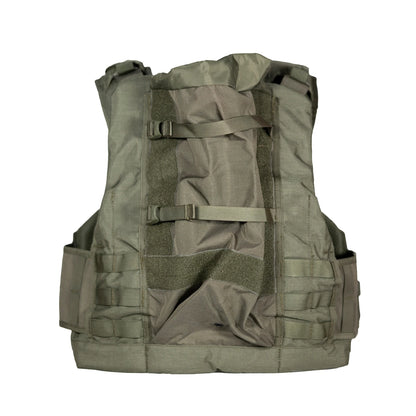 Ranger Green Tactical Vest 1000D Nylon MOLLE Hunting Airsoft CS Training Vest with Pre-attached Pouches & Hydration Pocket