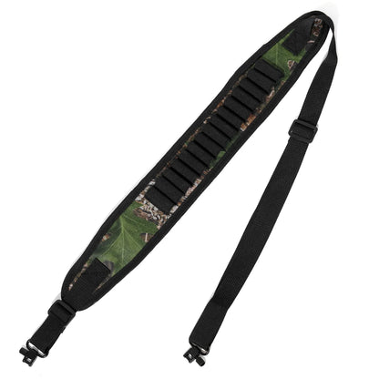 Tactical 2 Point Rifle Sling Adjustable Hunting Gun Strap with Ammo Loops, Non-Slip Padded Shoulder Strap for Outdoor Shooting