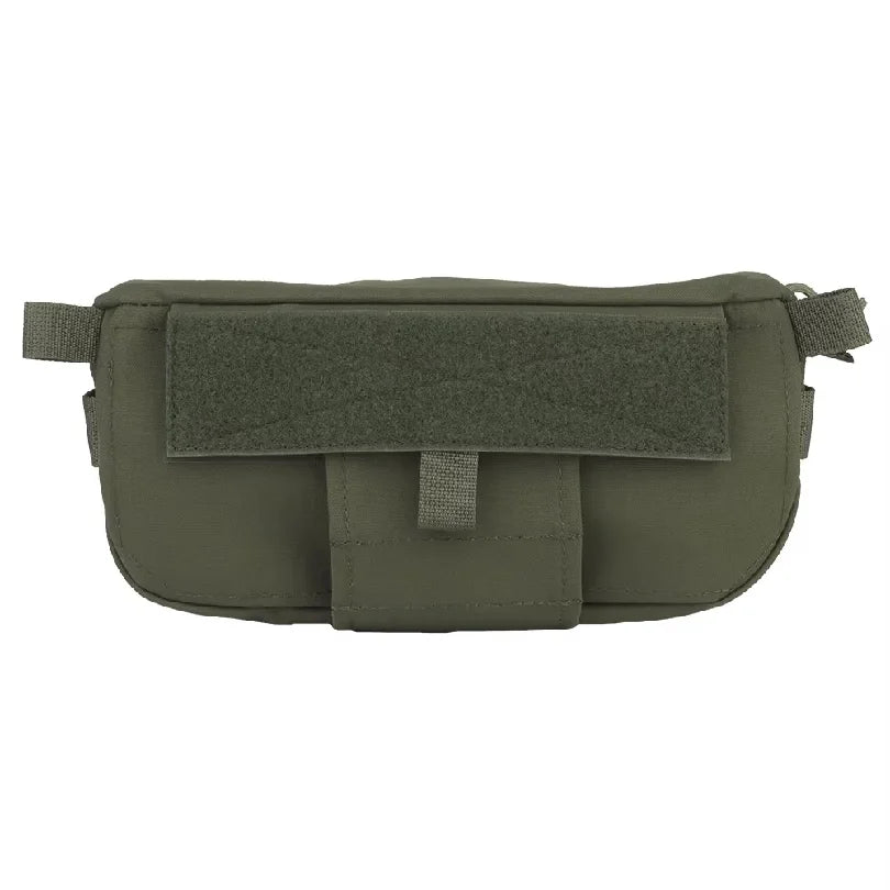 Tactical Drop Pouch Hanger Pouch Compact Abdominal Dangler Pack Quick Release Shoulder Bag Vest Plate Carrier Airsoft Gear