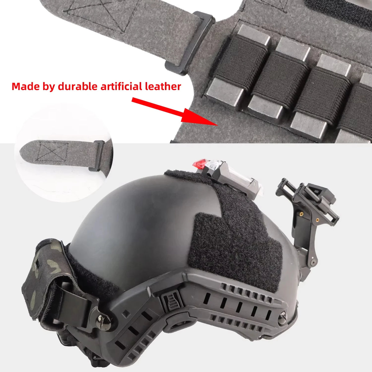 Helmet Counterbalance Weight Bag with 5 Counter Blocks, Tactical Balancing Accessories for FAST Helmet Outdoor Sports
