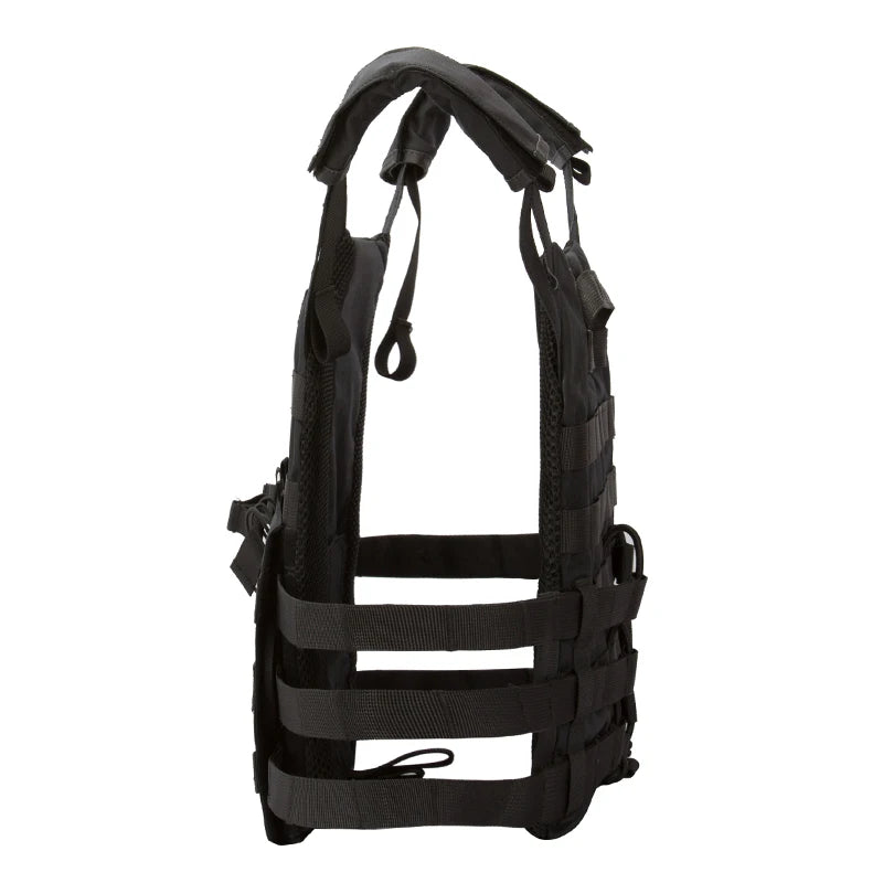 Manufacturer Custom Tactical Gear 500D Nylon Anti-cut Black  Carrier Tactical Vest Outdoor Tactics Vest For Men