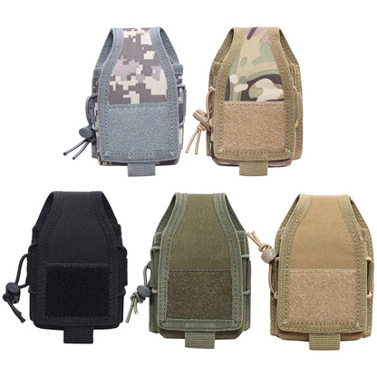 Molle Radio Pouch Interphone Phone Holder Magazine Holster Outdoor Sports Camping Hiking Hunting EDC Walkie Talkie Waist Bag