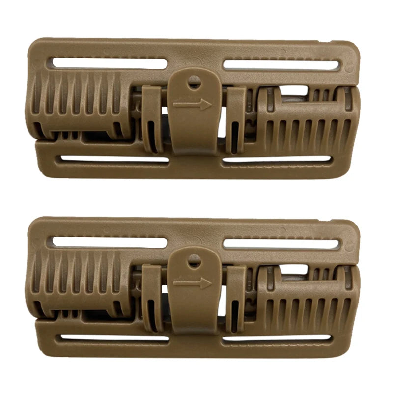 Tactical 2pcs Tactical Vest Quick Release Buckle Slider Strip Module Strip Buckle