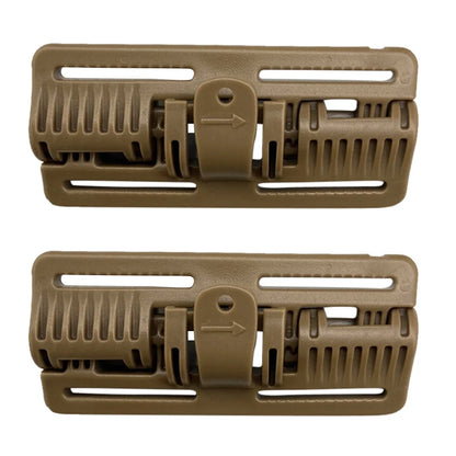 Tactical 2pcs Tactical Vest Quick Release Buckle Slider Strip Module Strip Buckle