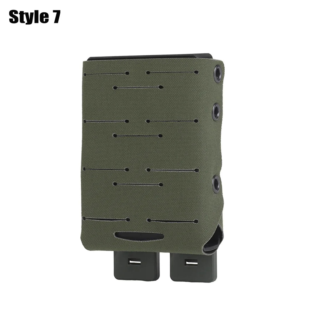 OPHIDIANTAC 5.56/7.62/9mm/AR15/M4 Mag Bag Molle System Lightweight Storage Bag Waistcoat Accessory Pack for hunting gear
