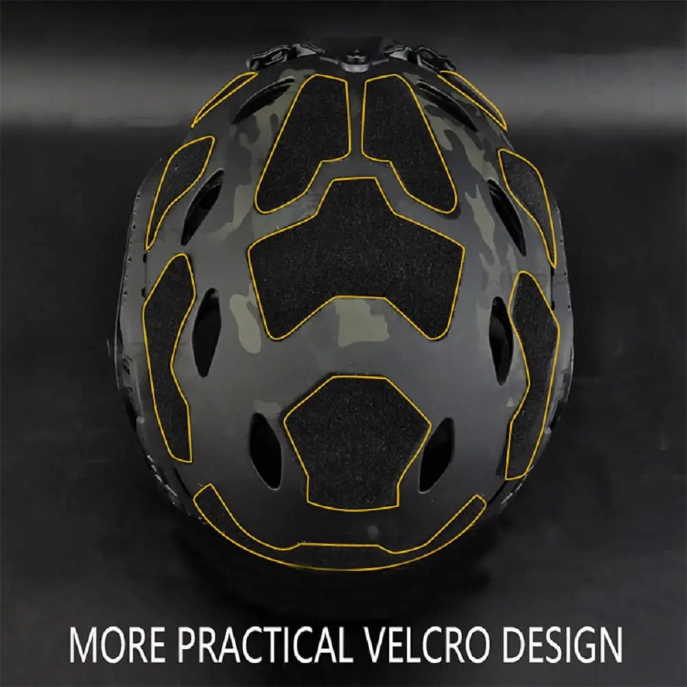 Tactical Helmets Patches 11Pcs Universal Exterior Tape Helmet Hook And Loop Fastener Set for Fast High Cut Helmet Magic Sticker