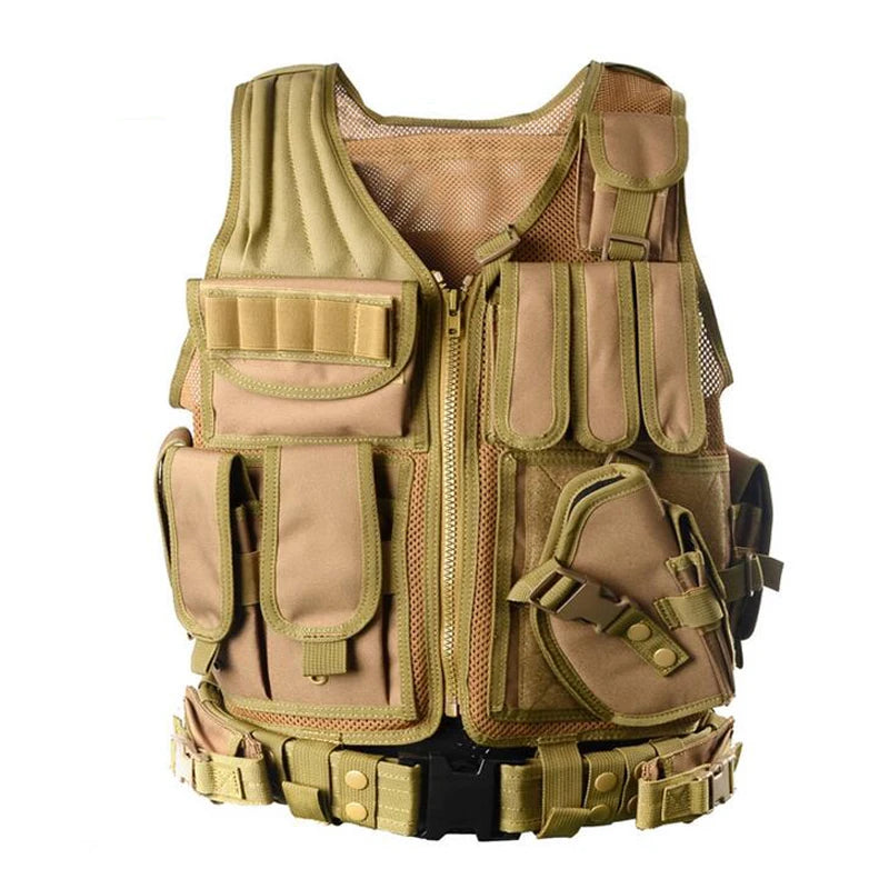Tactical Vest Men Outdoor Hunting Waistcoat Airsoft Sport Paintball Body Armor