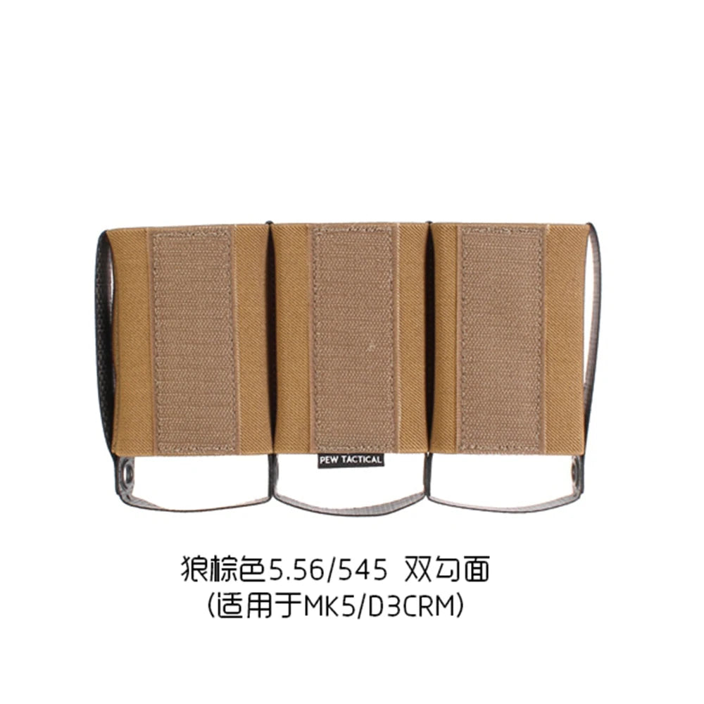 TACTICAL Chest Triple Tool Divider Pouch 5.56/545/7.62 Mag Insert Pouch for MK5 D3CRM DOPE MI27-30