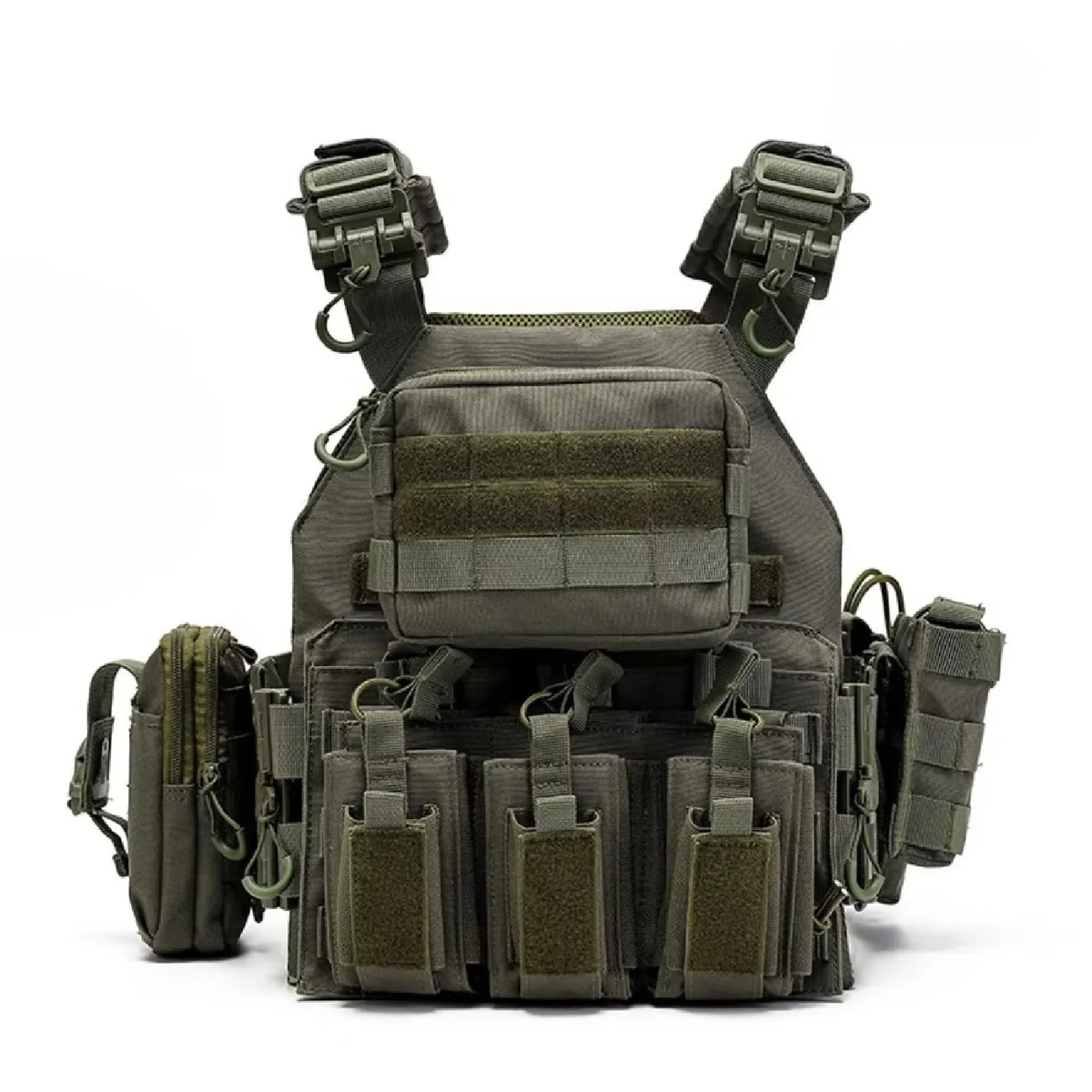 1000D JPC Tactical Vest with Pouches Modular MOLLE Plate Carrier Quick Release Outdoor Hunting Airsoft Vest ﻿Hunting Vest