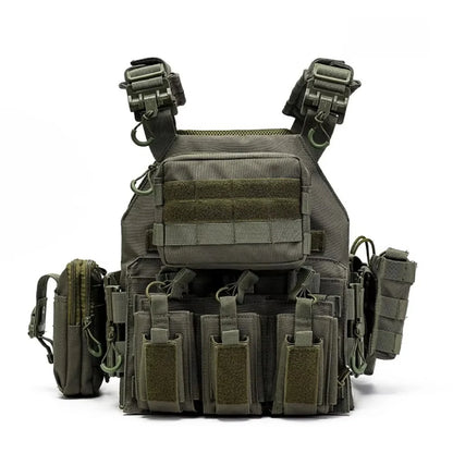 1000D JPC Tactical Vest with Pouches Modular MOLLE Plate Carrier Quick Release Outdoor Hunting Airsoft Vest ﻿Hunting Vest