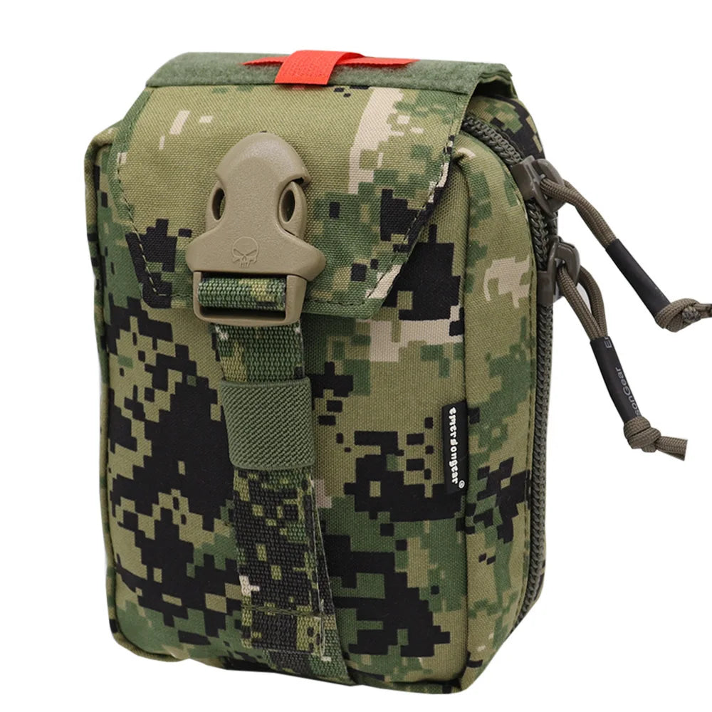 EmersonGear Tactical MOLLE First Aid Kit Pouch Medical Carrier Medical Rip-Away EMT IFAK Survival Bag Molle Tool Pouch
