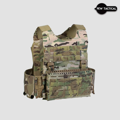 Pew Tactical SS MK5 Style Chest Rig Front Panel MOLLE Laser Cut Compatible with LV119 SPC JPC2.0 FCSK Plate Carrier Vest