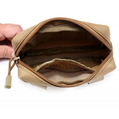 Outdoor EDC Hunting Tatical Molle Pouch Waist Pack Clutch Outdoor Coin Cell Phone Bag Nylon Portable Men Toiletry Bag