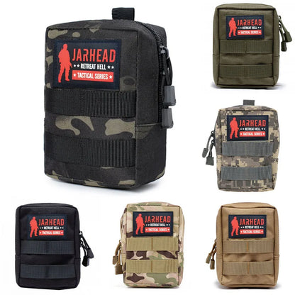 Tactical 600D Outdoor Waist Bag MOLLE Pouch Tool Waist Pack first aid kit Hunting Accessory Pouch With PVC Velcro patch
