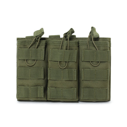 Tactical Triple Molle Magazine Pouches Airsoft AK 7.62 5.56mm M4 AR 15 Rifle Mag Bag Hunting Vest Accessories