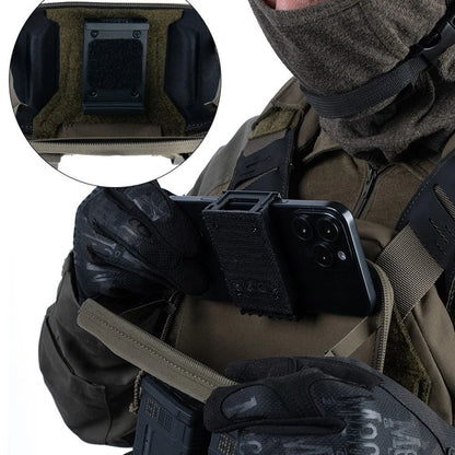 Tactical Phone Pouch MOLLE Universal Smartphone Holder  Navigation Board Holder Airgun Vest Equipment Hunting Vest Accessories