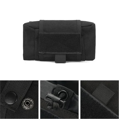 Foldable Molle Magazine Dump Drop Pouch Ammo Mag Holder Folding Outdoor Camping Hiking Hunting Accessories EDC Tool Waist Bag