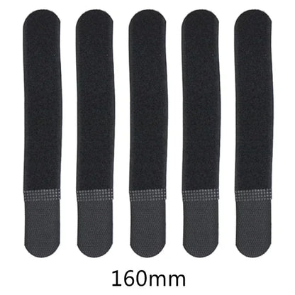 Tactical Nylon Straps Cable Ties Strap 5PCS Webbing Organizer Fix Hook Loop Grip Wrapping Cord Reusable Backpack Velcro Zip Ties