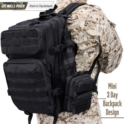 Tactical Molle Utility Mini Backpack Outdoor Camping Tool Bag Phone Pouches EDC Waist Pouch Medical IFAK Pack