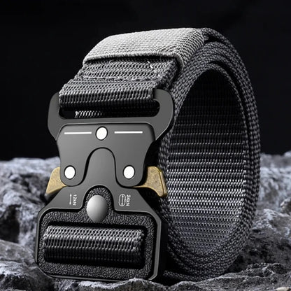 2026New Tactical Waist Belt - Durable Automatic Buckle, Perfect for Outdoor Adventures, Unisex Accessories for Men and Women