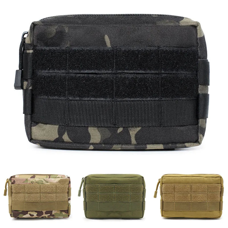 Outdoor Tactical EDC Molle Waist Bag Medical First Aid Belt Pouch Sports Hunting Bag Backpack Portable Accessory Bag