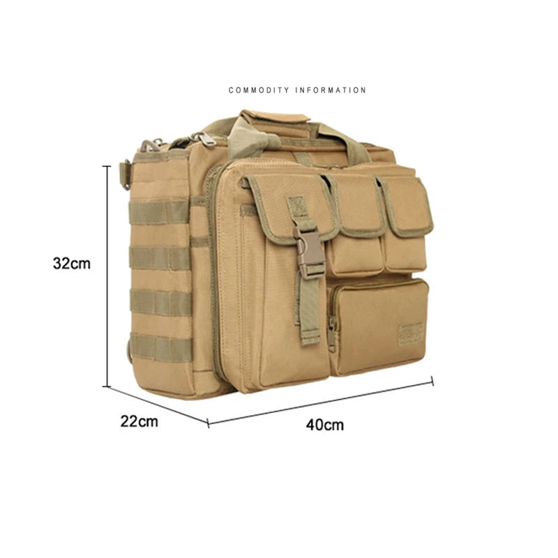Multi-Functional Tactical Handbag for Hunting Outdoor Camping Mountaineering Travel Messenger Bag