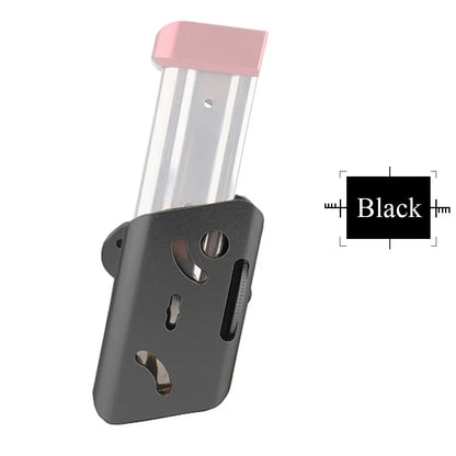 IPSC Aluminum Magazine Pouch, CNC Machined, 360° Multi-Angle Adjustable Quick-Draw Holster for Glock,1911, Hi-Capa & More Pistol