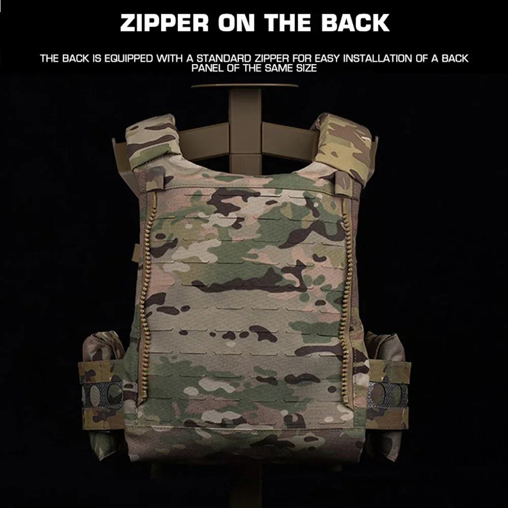 Tactical Vest Ferro FCPC V5 Plate Carrier MOLLE Hunting Vest Back Panel Supplement Pouch Airsoft Shooting Body Armor