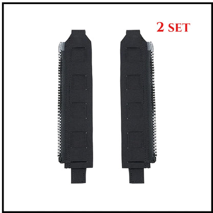 Tactical Back Panel Zipper MOLLE Adapter 500D Nylon Lightweight Versatile For Rear Pack Plate Carrier 3950 Vest Hunting Gear
