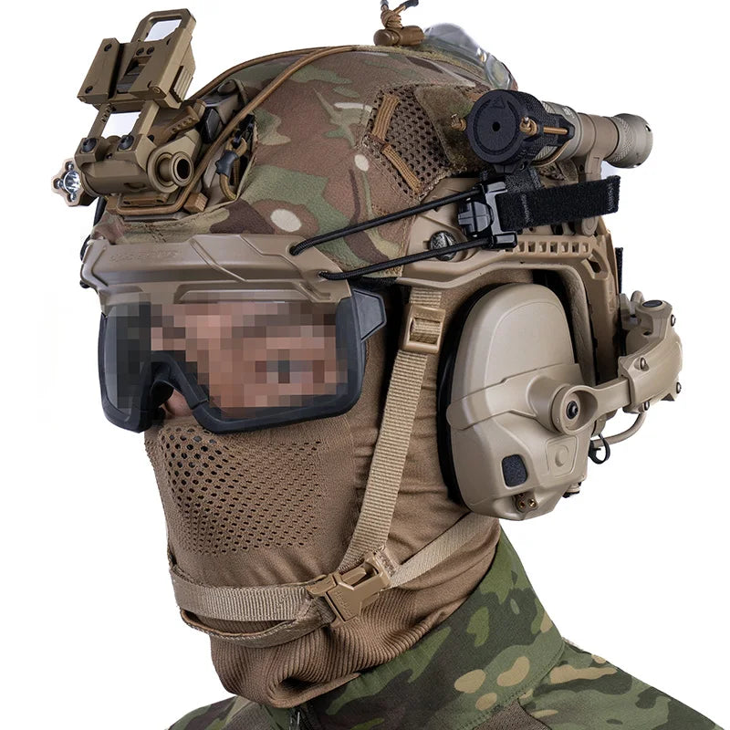 Tactical Full Face Mask High Elasticity Breathable Balaclava Hat Venom V1 for CS Paintball Motorcycle Cycling Fast Helmet Gear