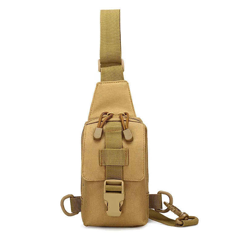Tactical Outdoor Chest Bag, Hiking Backpack, Everyday Carry Sports Bag, Crossbody Bag, Assault Pack, Shoulder Bag for Climbing, Cycling, and Camping