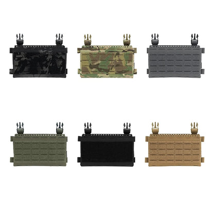 Tactical MK5 Chest Rig Front Panel SS Style Molle Vest Front Pouch For FCSK JPC LV119 6516 Airsoft AR15 Military Enthusiast Camo