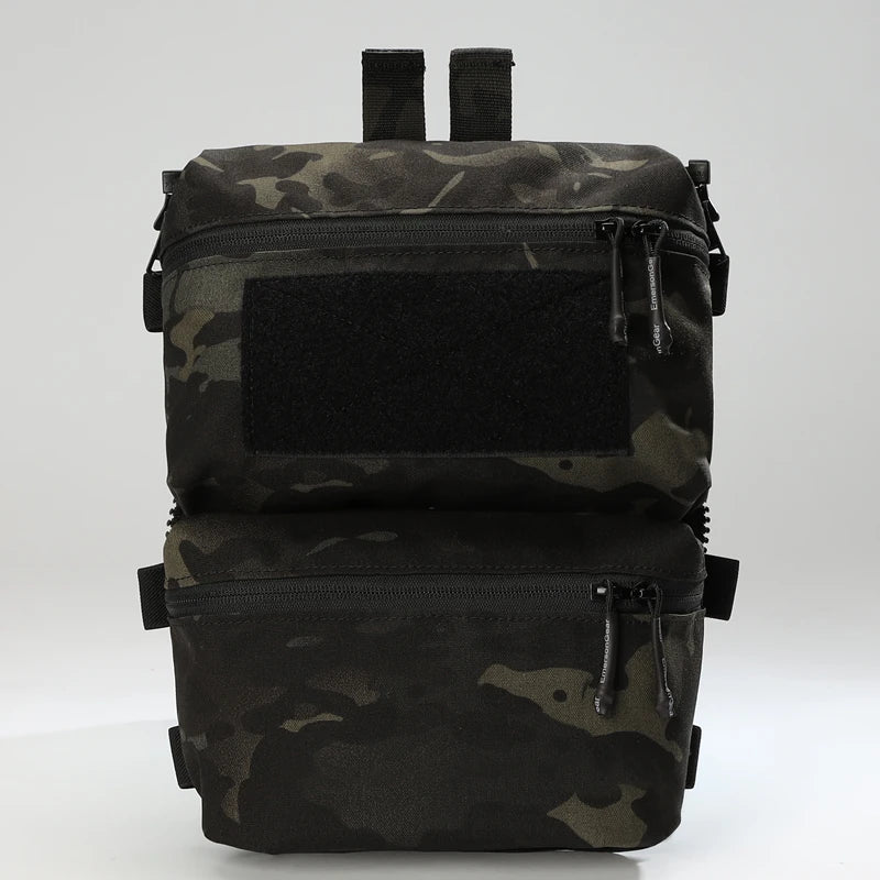 Assault Adapt Banger Back Panel Zip On Rear Pack Tactical Vest GP Pouch Multitools Pocket FCPC V5 Plate Carrier Accessories Bag
