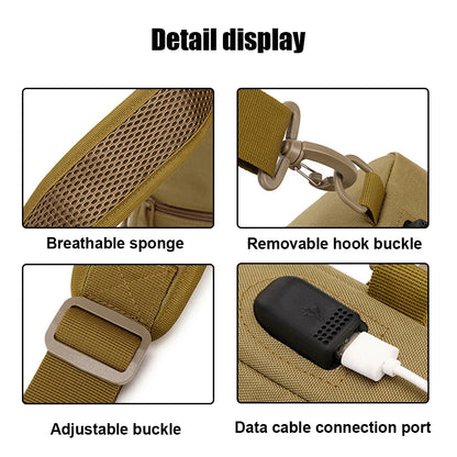 Tactical Sling Chest Pack Crossbody Shoulder Pouch Outdoor Handbag Camping Climbing Shoulder Backpack Hunting Bag