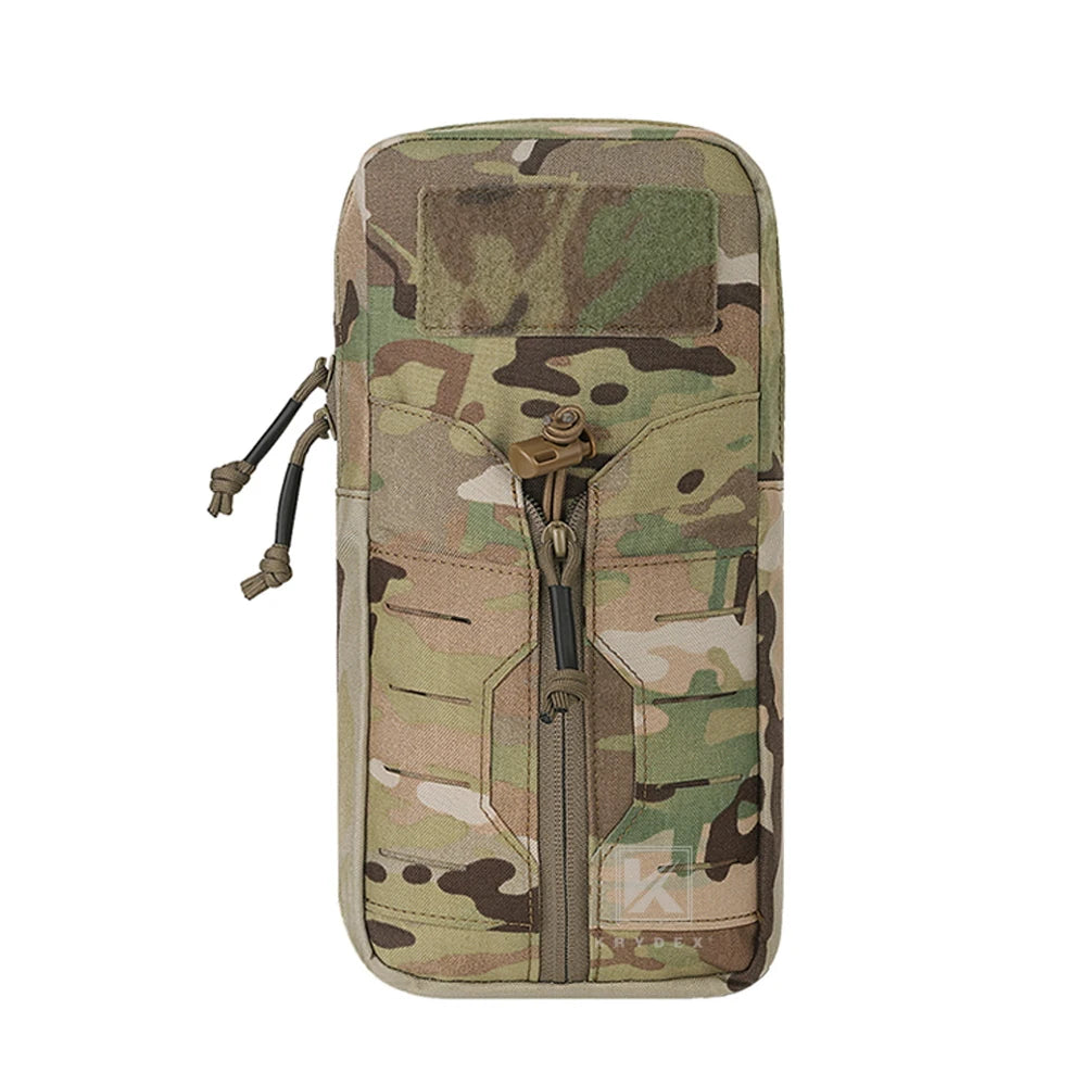KRYDEX 500D Tactical 1L Hydration Pack MOLLE Pouch 34oz TPU Water Bladder Bag Outdoor Hiking Camping Hunting Accessories