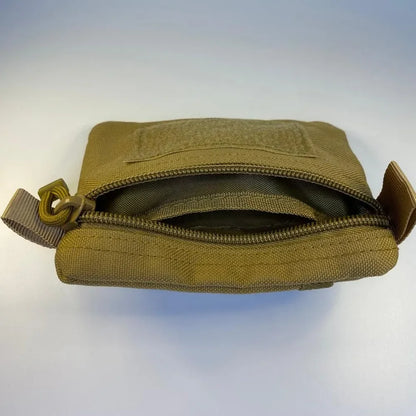 EDC Molle Waist Pouch Waterproof Portable Zipper Wallet Pack for Outdoor Camping Hiking Hunting Travel
