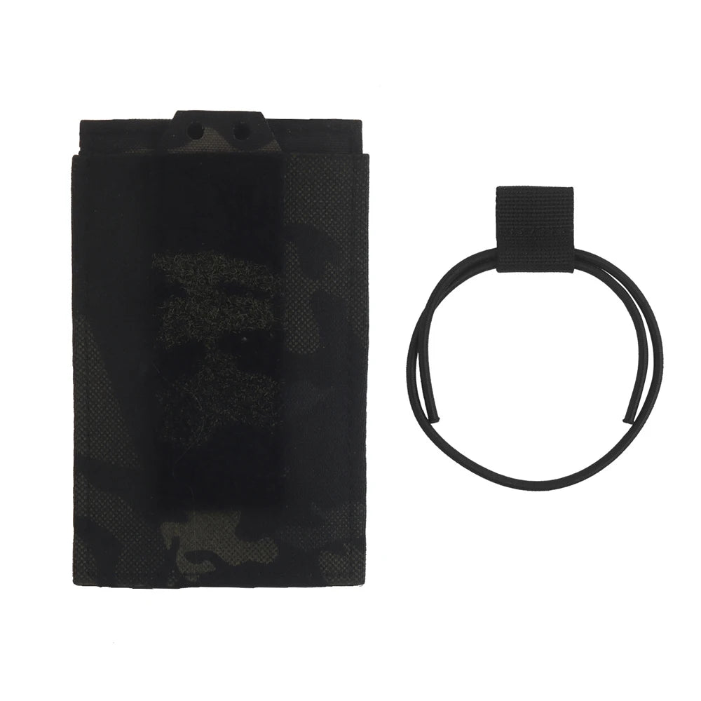 SP Elastic Single Triple Molle Mag Holster Compatible with AR 5.56 Magazine Vest Airsoft Front Panel Expansion Second Layer Bag