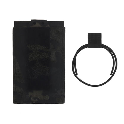 SP Elastic Single Triple Molle Mag Holster Compatible with AR 5.56 Magazine Vest Airsoft Front Panel Expansion Second Layer Bag