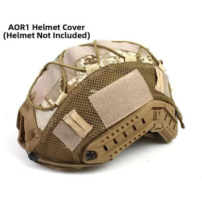 Multicam Tactical Helmet Cover Compatible OPS Core FAST MH PJ BJ For CS Airsoft Simulation Outdoor Accessories