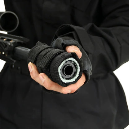 6 Inch Tactical Suppressor Protective Case 4/5/7/9 Inch Heat  Suppressor Burn Proof Microfiber for Hunting Shooting Accessories