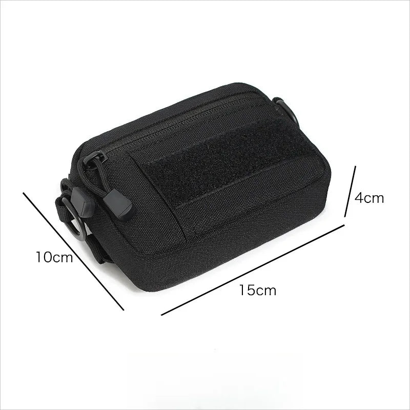 Tactical EDC Pouch Compact Molle Waist Pack & Shoulder Bag 600D Nylon Organizer for Daily Essentials & Gadgets