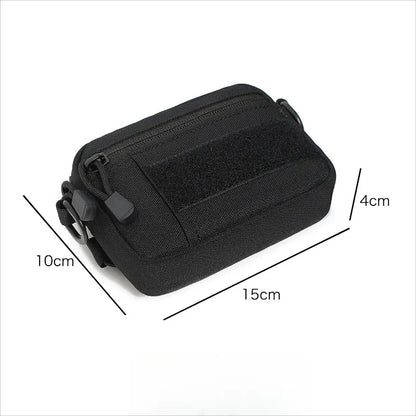 Tactical EDC Pouch Compact Molle Waist Pack & Shoulder Bag 600D Nylon Organizer for Daily Essentials & Gadgets