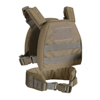 Tactical Kids Chest Rig Vest  Airsoft Hunting  Molle Plate Carrier Vest Camouflage Combat Gear Vests for Children