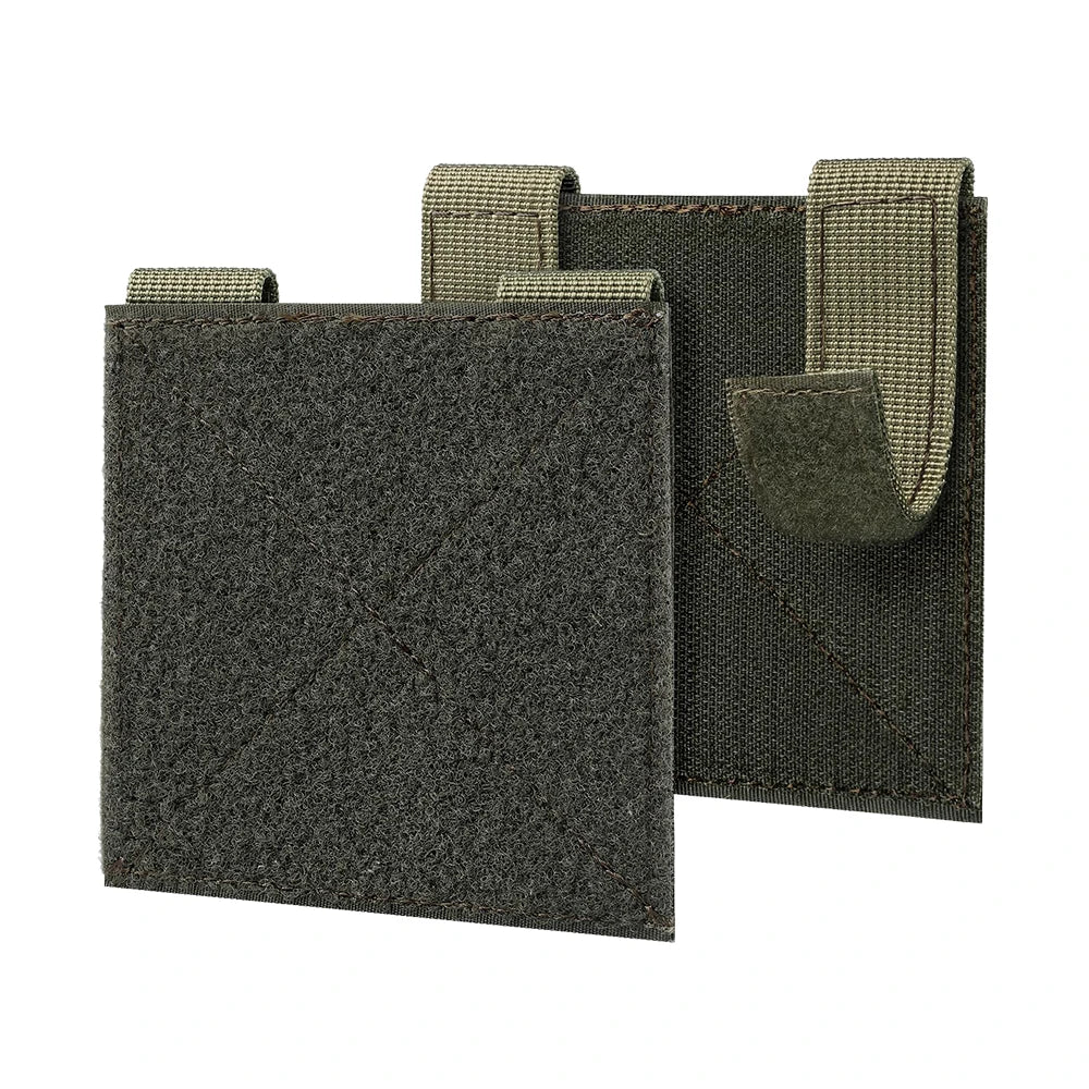 2Pcs Molle Patch Panel Tactical Hook & Loop Adapter Panel Morale Patch Board for Molle Accessories Plate Vest Carrier Backpack