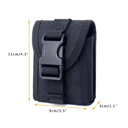 Compact Water Resistant MOLLE Tactical EDC Utility Pouch Multi Purpose Waist Pocket Magazine Ammo Cigarette Storage Bag