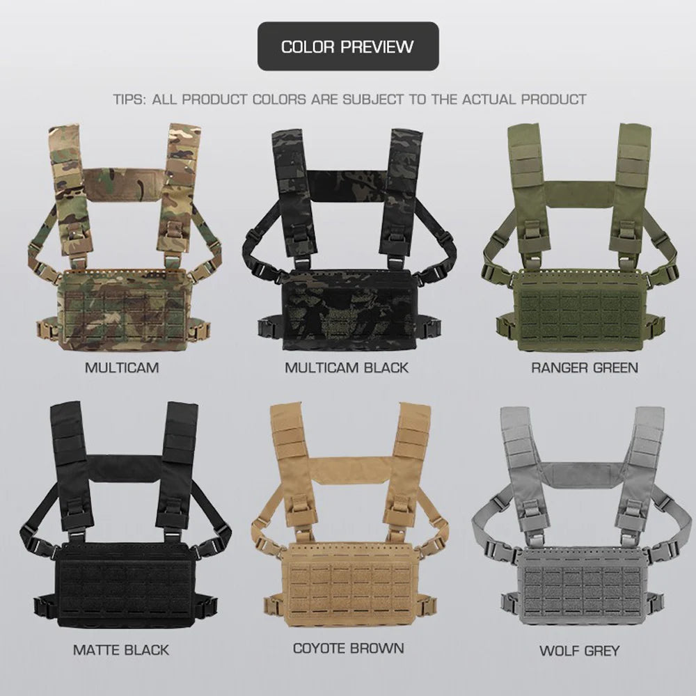 MK5 Chest Rig Molle SS MKV Micro Fight Chassis Placard 5.56 Triple Pouch Hunting Vest Plate Carrier