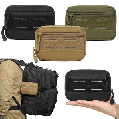 Tactical Small Molle Pouch Admin Pouch Belt Waist Bag Compact EDC Utility Gadget Gear Pouches for Hunting Camping Hiking Bag