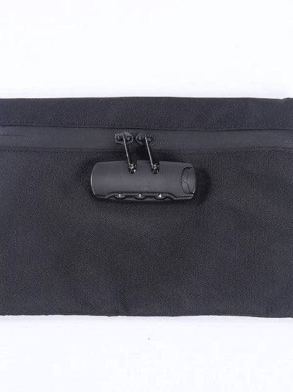 Travel Storage Bag With Password Lock Files Credit Card Certificates Safe Handbag Waterproof Anti-theft Tool Kit