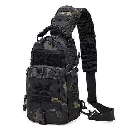 Oxford cloth chest bag, multifunctional waterproof outdoor sports shoulder bag, men's chest bag, training crossbody bag